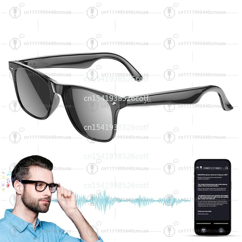 Audio Music Ai - Okulary przeciwsłoneczne 2025 W100 z muzyką,
