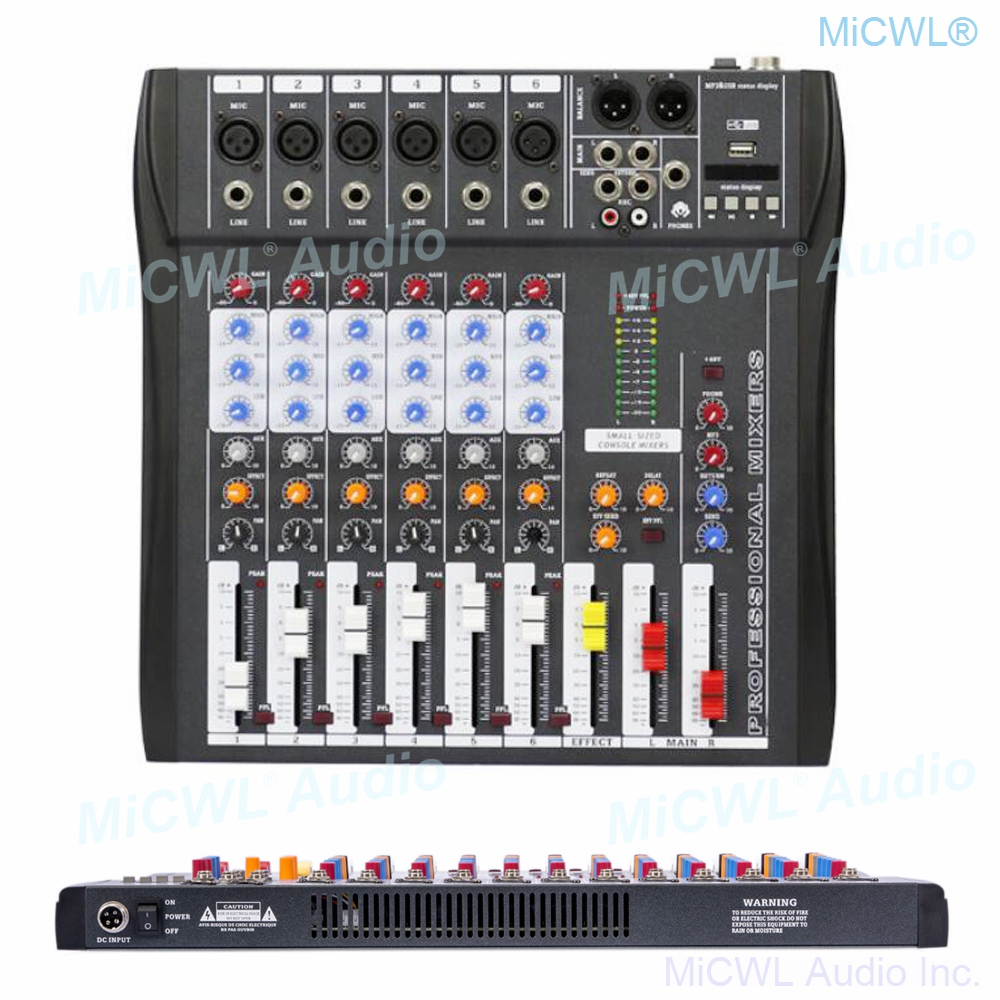 Audio Music Mp3 - Mikser audio MiCWL 6-kanałowa muzyka Bluetooth