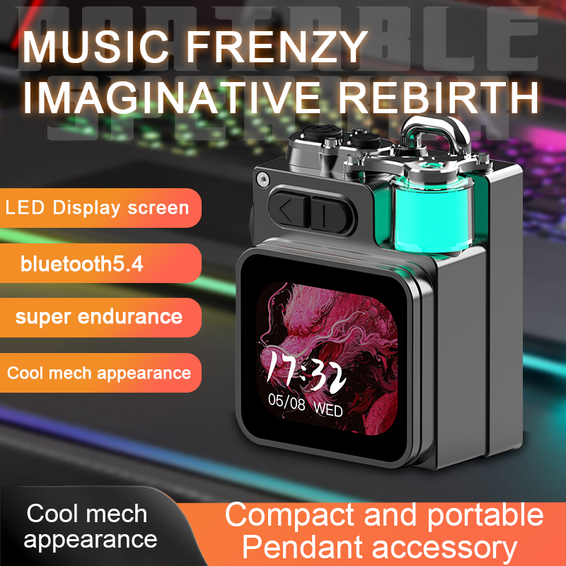 Audio Music Player App - Inteligentny głośnik Bluetooth z ekranem dotykowym,