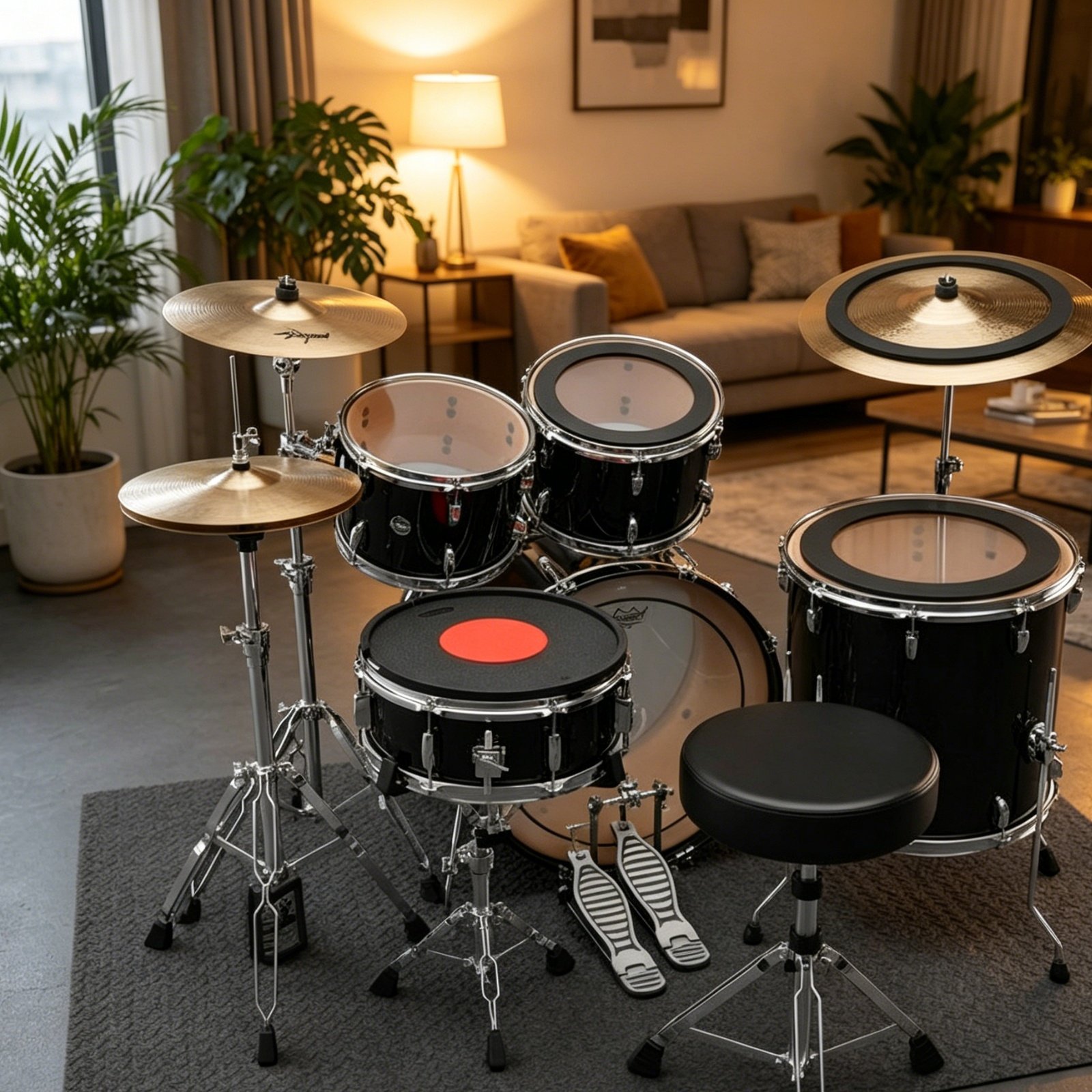 Gumowe tłumiki do bębnów i tal – Drum Practice Pad recenzja i cena