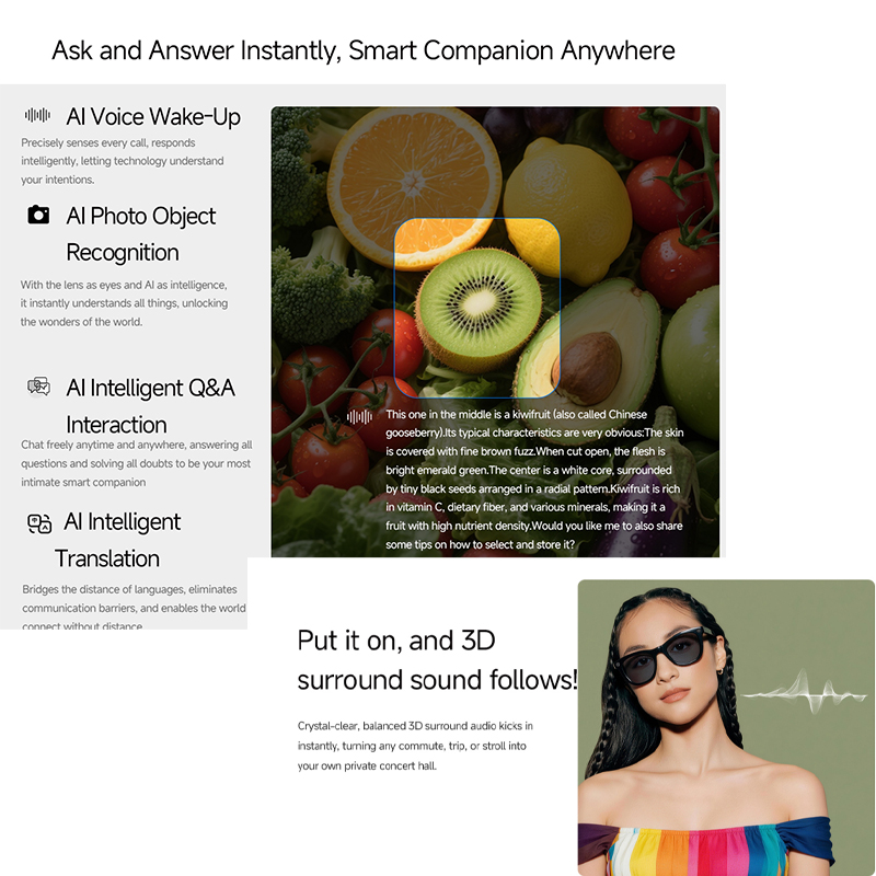 Inteligentne okulary AI 2026 H – Audio Music Ai recenzja i cena