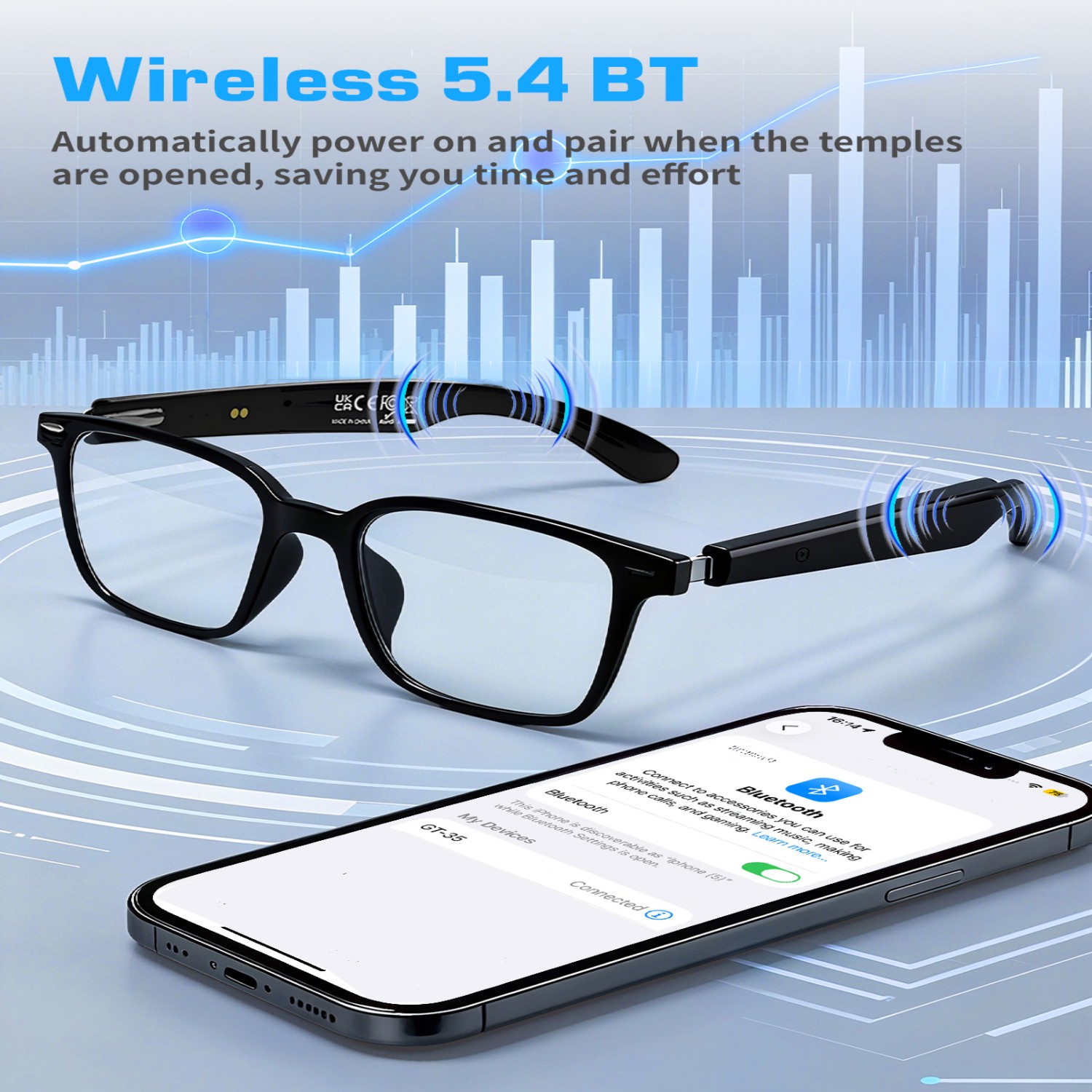 Inteligentne okulary GT35 z fu – Audio Music Ai recenzja i cena