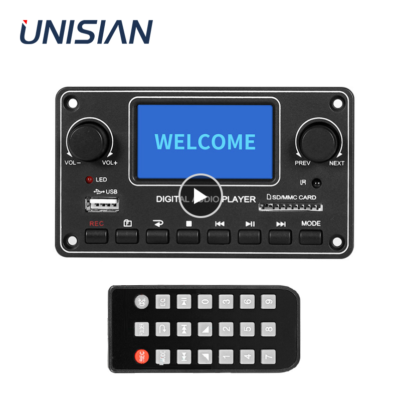 Moduł odtwarzacza LCD UNISIAN  – Audio Music Mp3 recenzja i cena