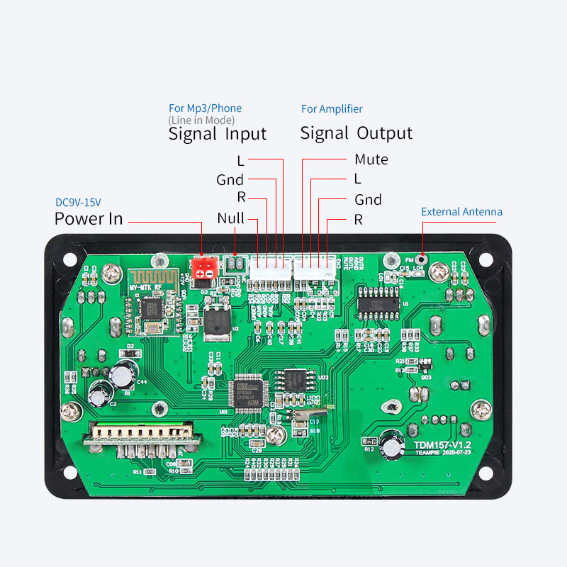Moduł odtwarzacza LCD UNISIAN  – Audio Music Mp3 recenzja i cena
