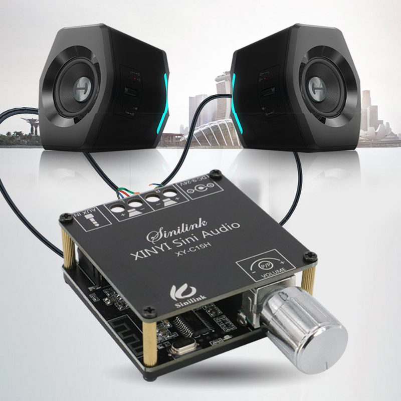 Wzmacniacz mocy 2*20W Bluetoot – Audio Music Player App recenzja i cena