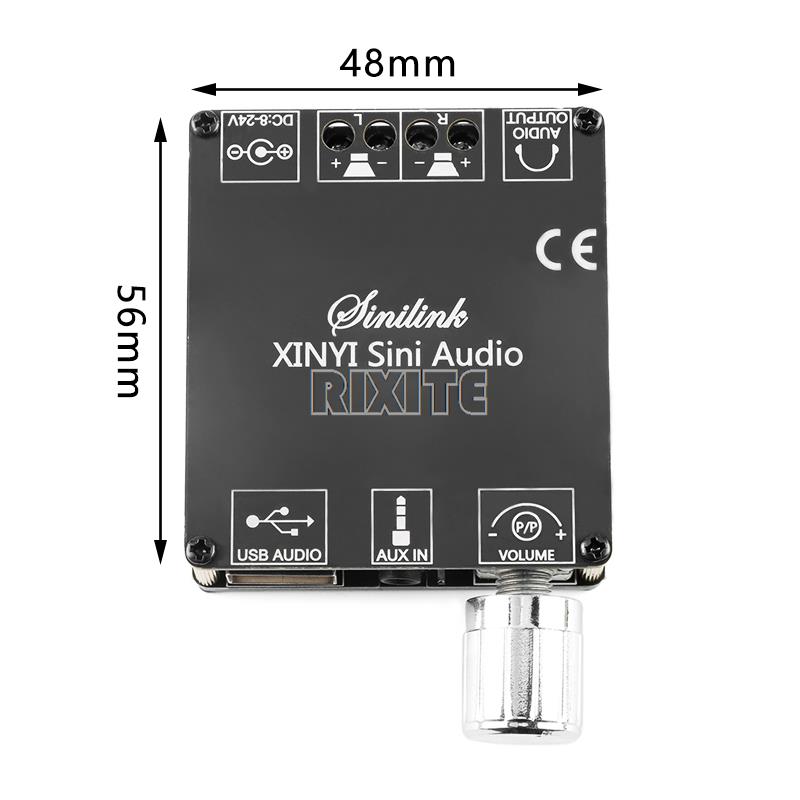 2*50W Wzmacniacz mocy Bluetoot – Audio Music Player App recenzja i cena
