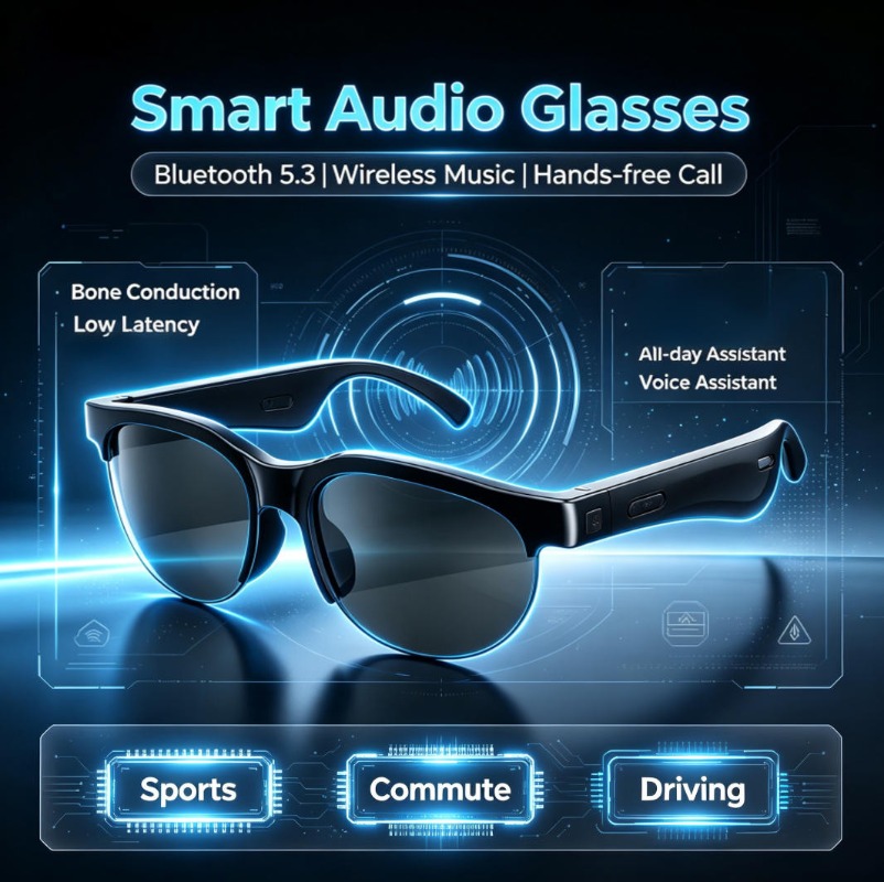 Inteligentne okulary audio z f – Audio Music Ai recenzja i cena